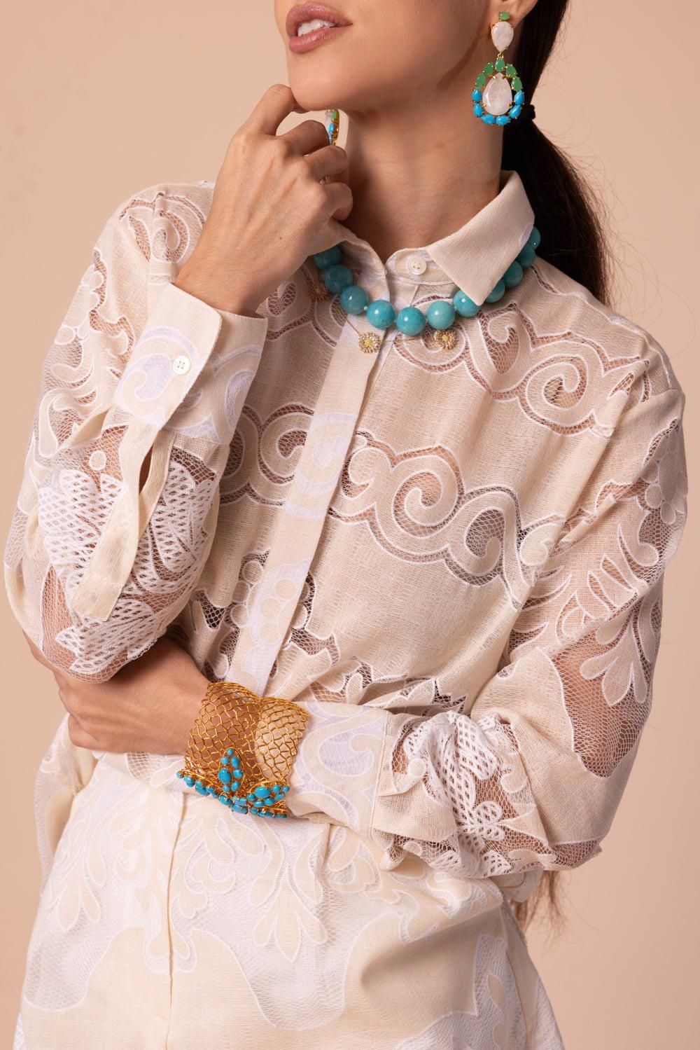 BORGO DE NOR-Raschel Top-