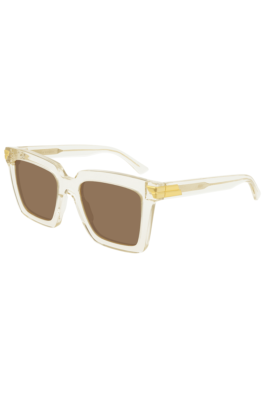 BOTTEGA VENETA-Acetate Sunglasses - Beige-BEIGE