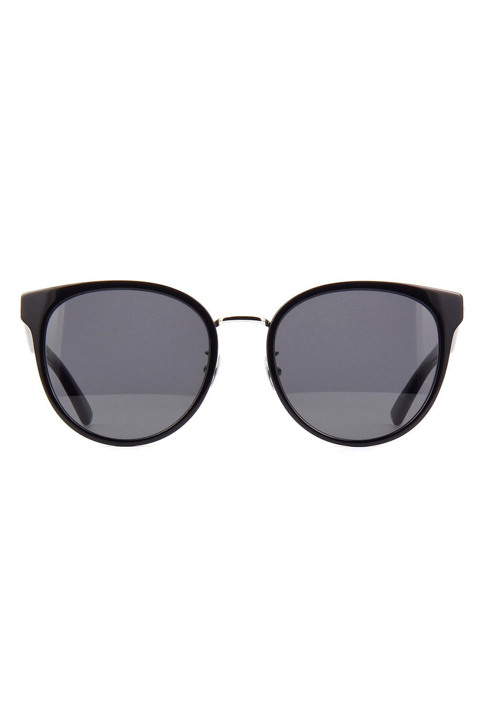 BOTTEGA VENETA-Round Sunglasses-BLK/GLD