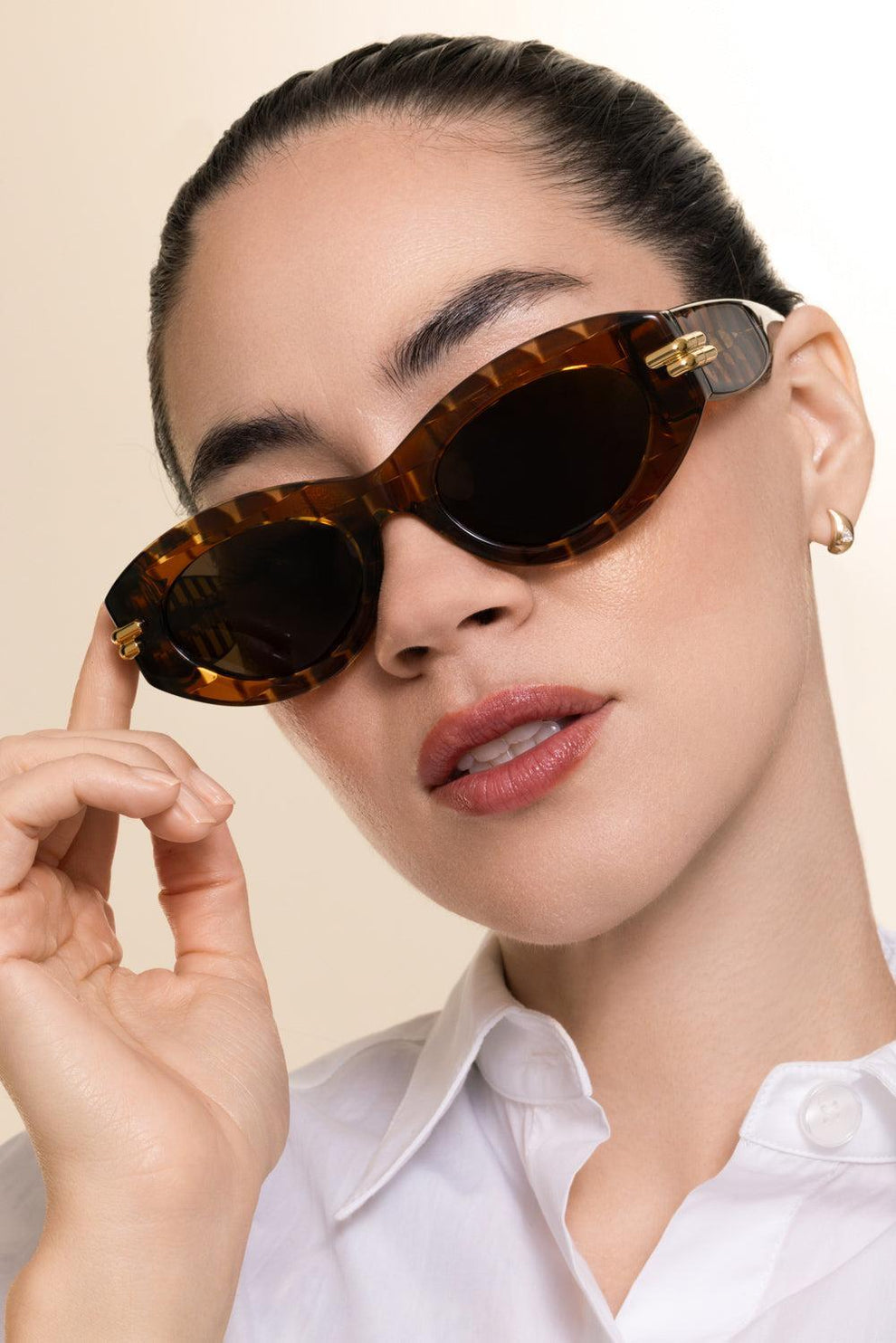 Bottega Veneta BV1322S Sunglasses 006 Brown Female Oval