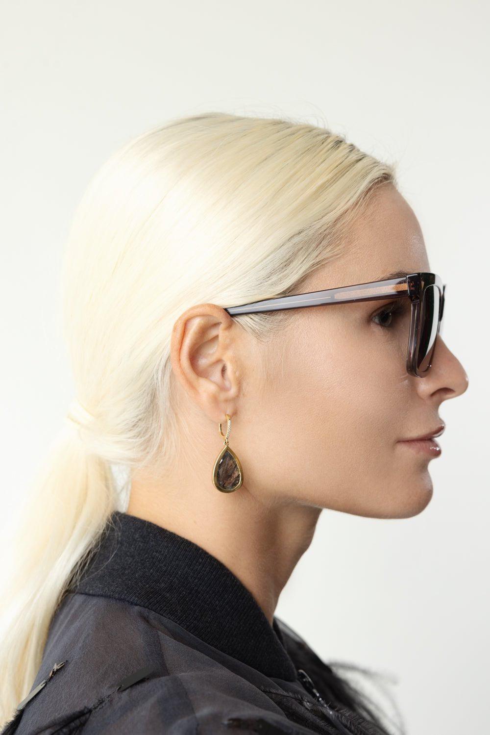 BOTTEGA VENETA-Classic Sunglasses - Brown-BROWN