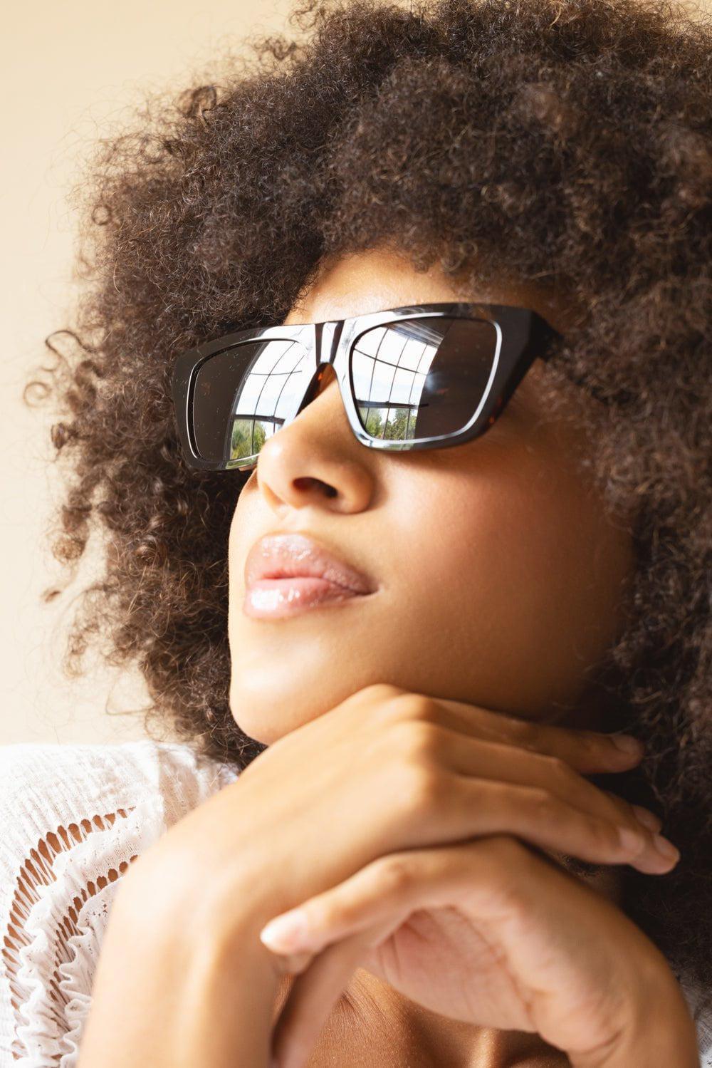 Classic Rectangle Sunglasses | BOTTEGA VENETA – Marissa Collections