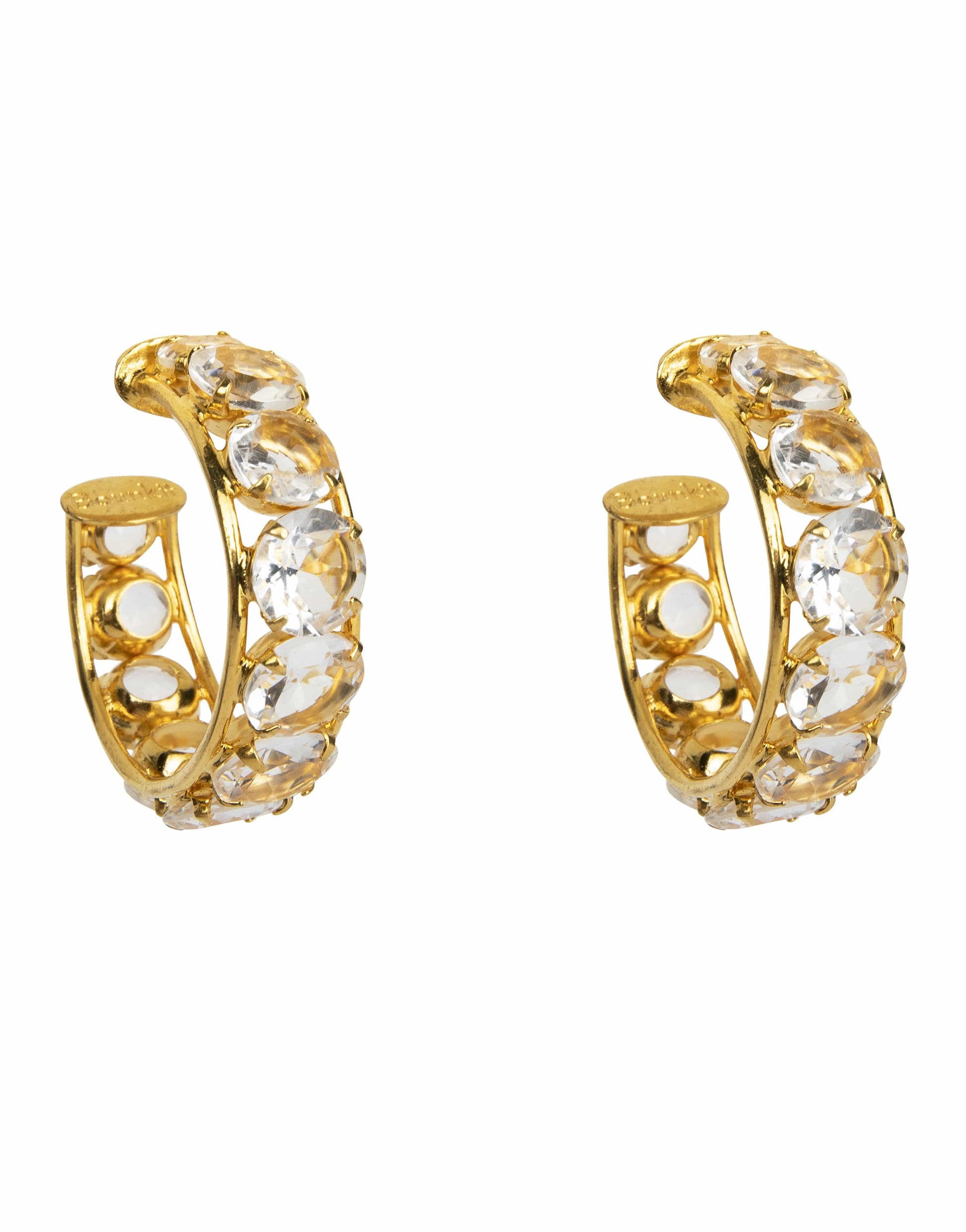 BOUNKIT JEWELRY-Lemon Quartz Hoops-LEMON