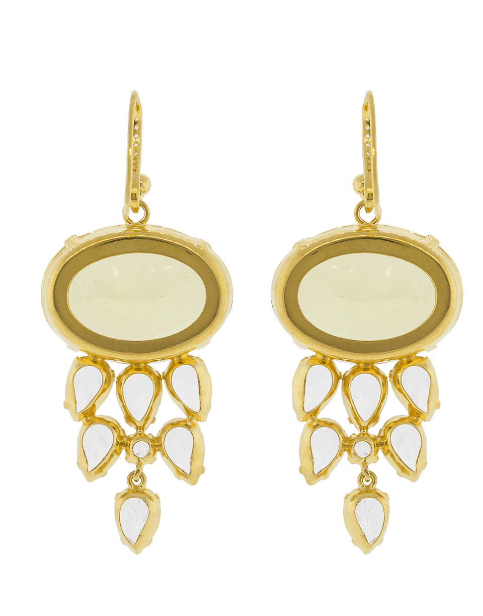 BOUNKIT JEWELRY-Quartz Earrings-LEMON