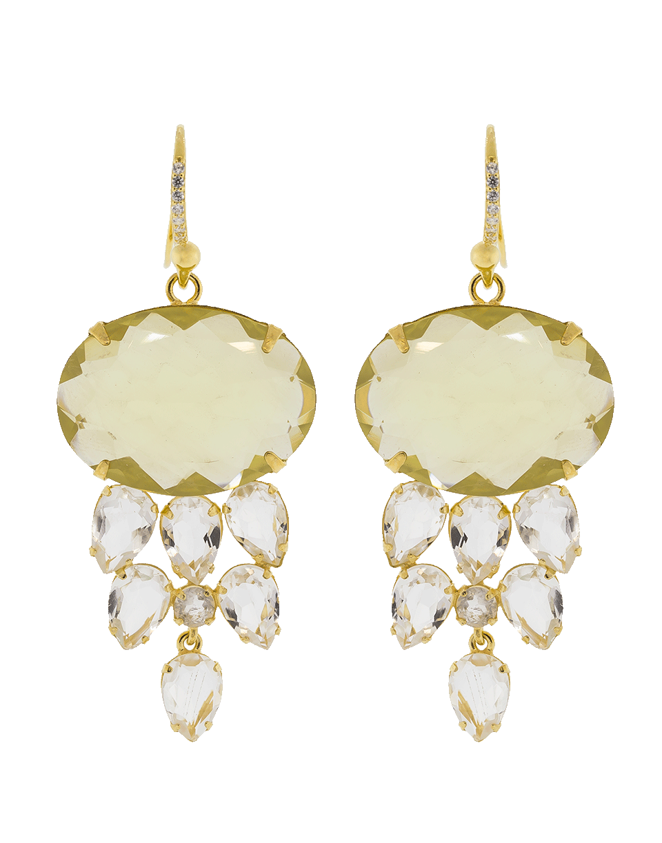 BOUNKIT JEWELRY-Quartz Earrings-LEMON