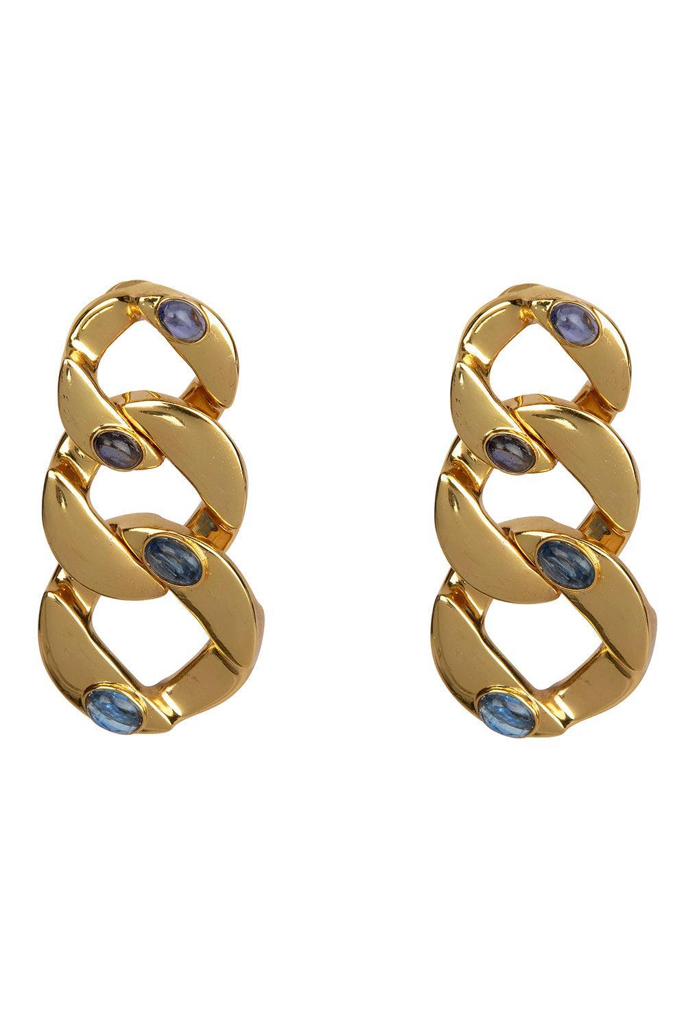 Kyanite Estelle Earrings-YELLOW-JEWELRYBOUTIQUEEARRING-BOUNKIT JEWELRY
