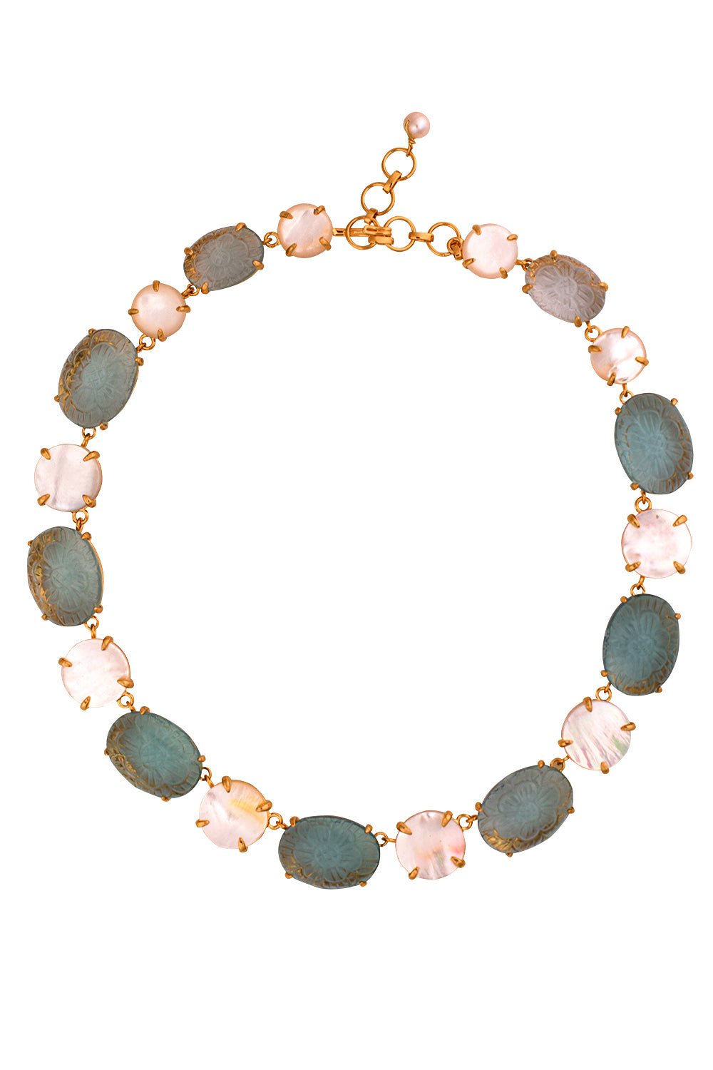 BOUNKIT JEWELRY-Rivierie Necklace-BLUE