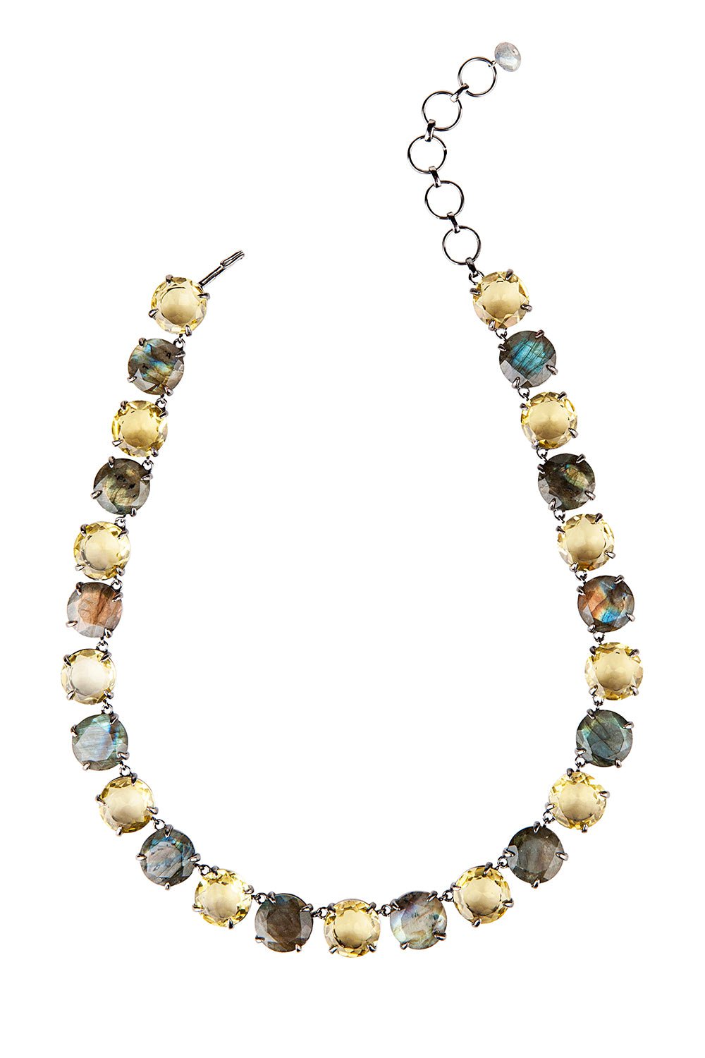 BOUNKIT JEWELRY-Labradorite Juliane Necklace-GREY