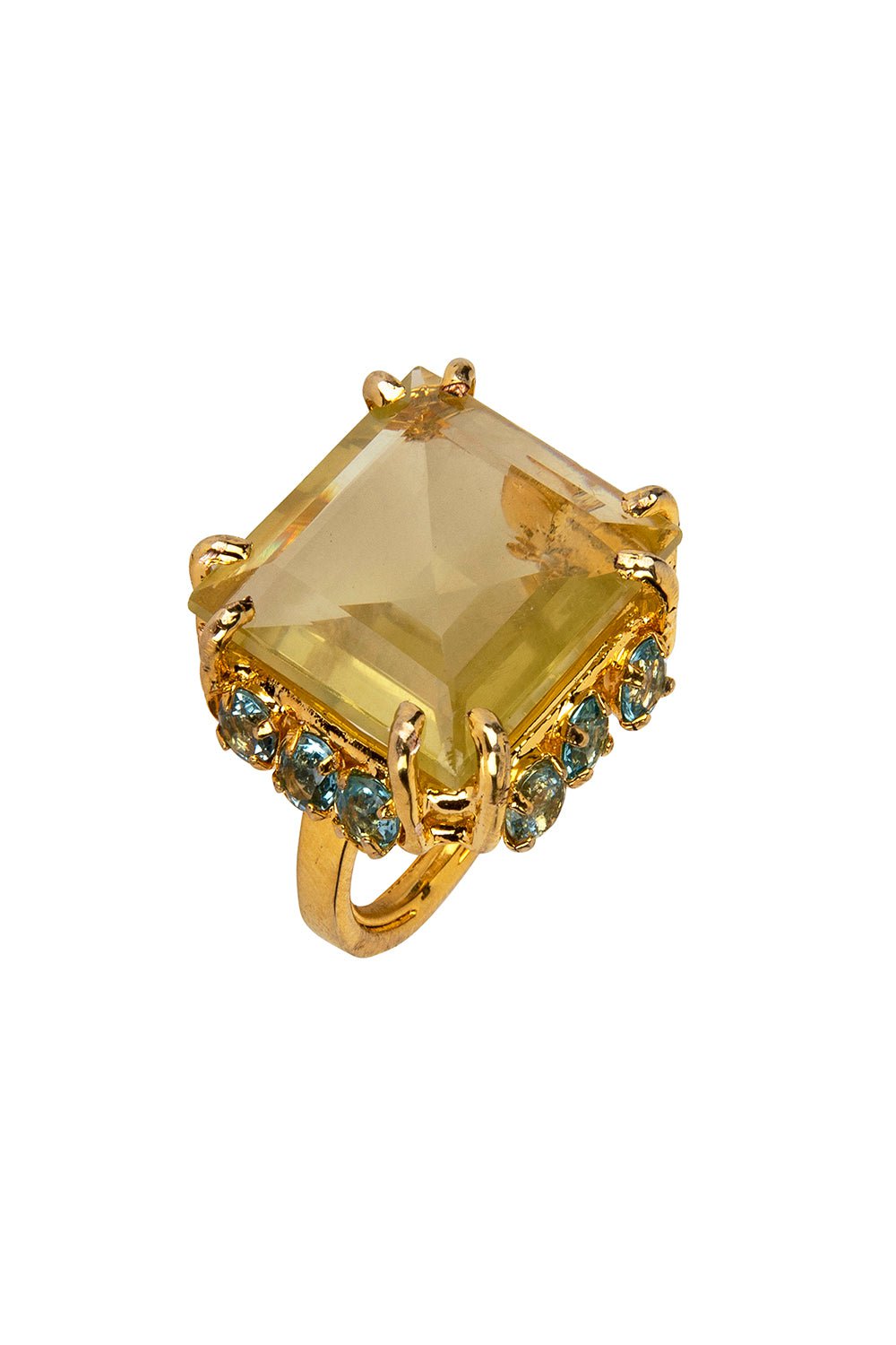 BOUNKIT JEWELRY-Quartz Delilah Ring-LEMON
