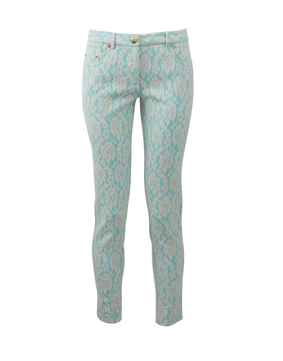 BOUTIQUE MOSCHINO-Stretch Lace Pant-