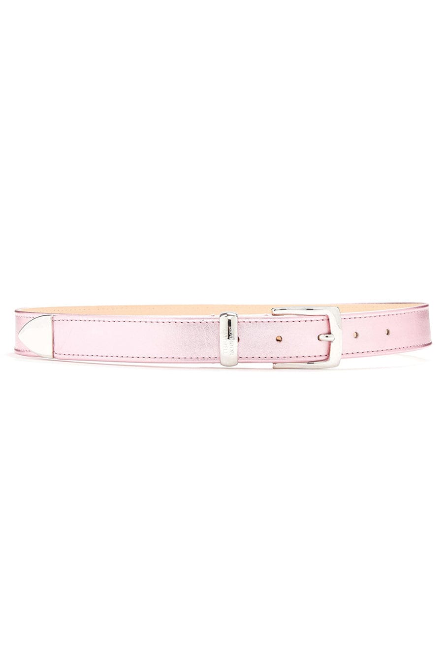 BRANDON MAXWELL-Classic Belt-LPNK/MET