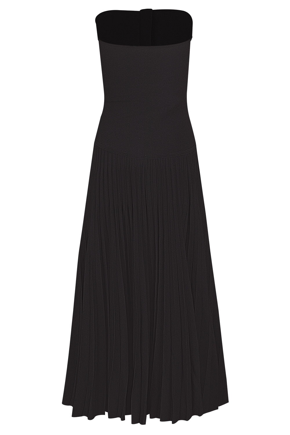 BRANDON MAXWELL-The Jada Dress-BLACK