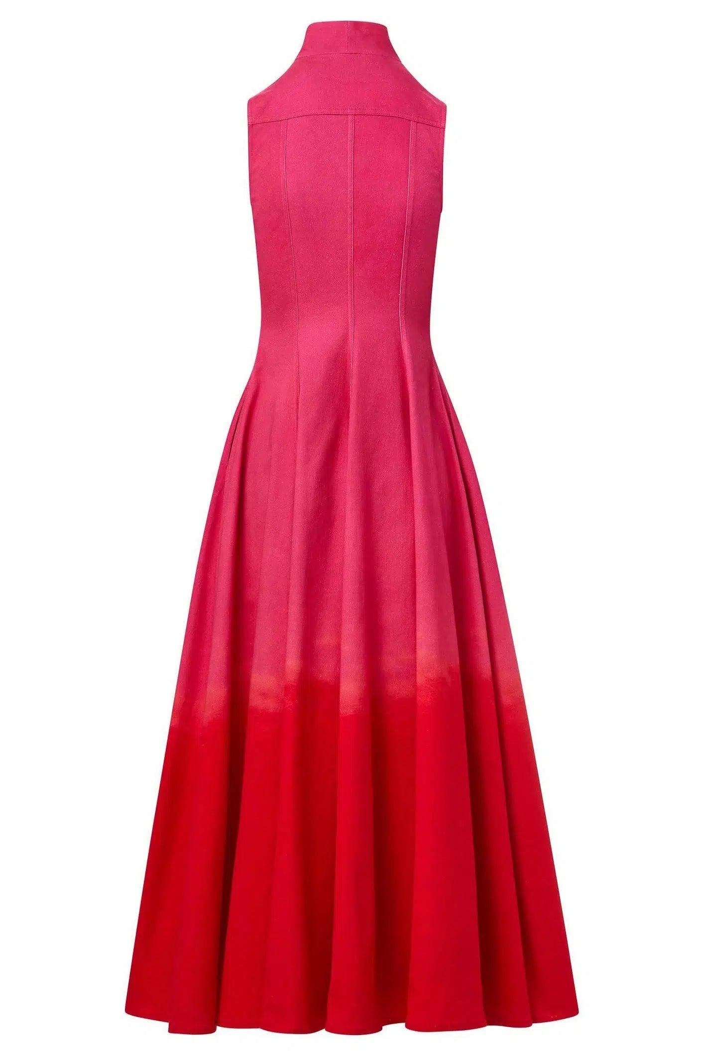 BRANDON MAXWELL-Collared Dress with Belt-