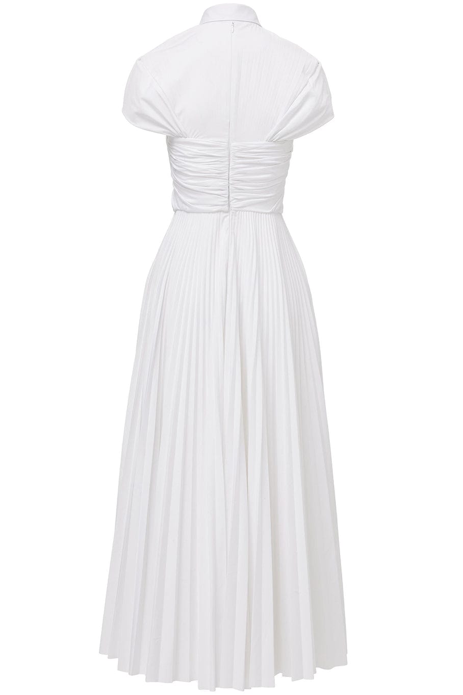 BRANDON MAXWELL-Pleated Shirt Dress-