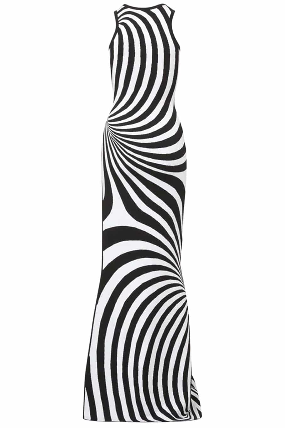 BRANDON MAXWELL-Knit Floor Length Dress With Slit-