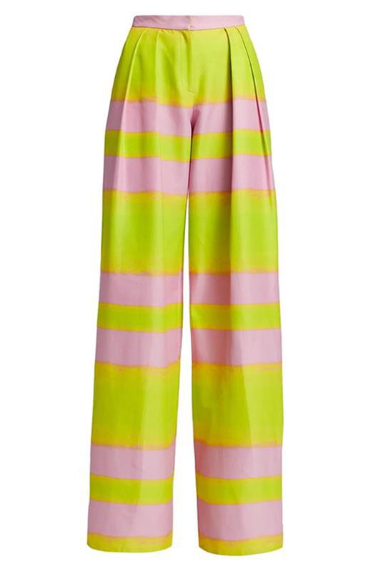 BRANDON MAXWELL-Pleated Wide Leg Pant-