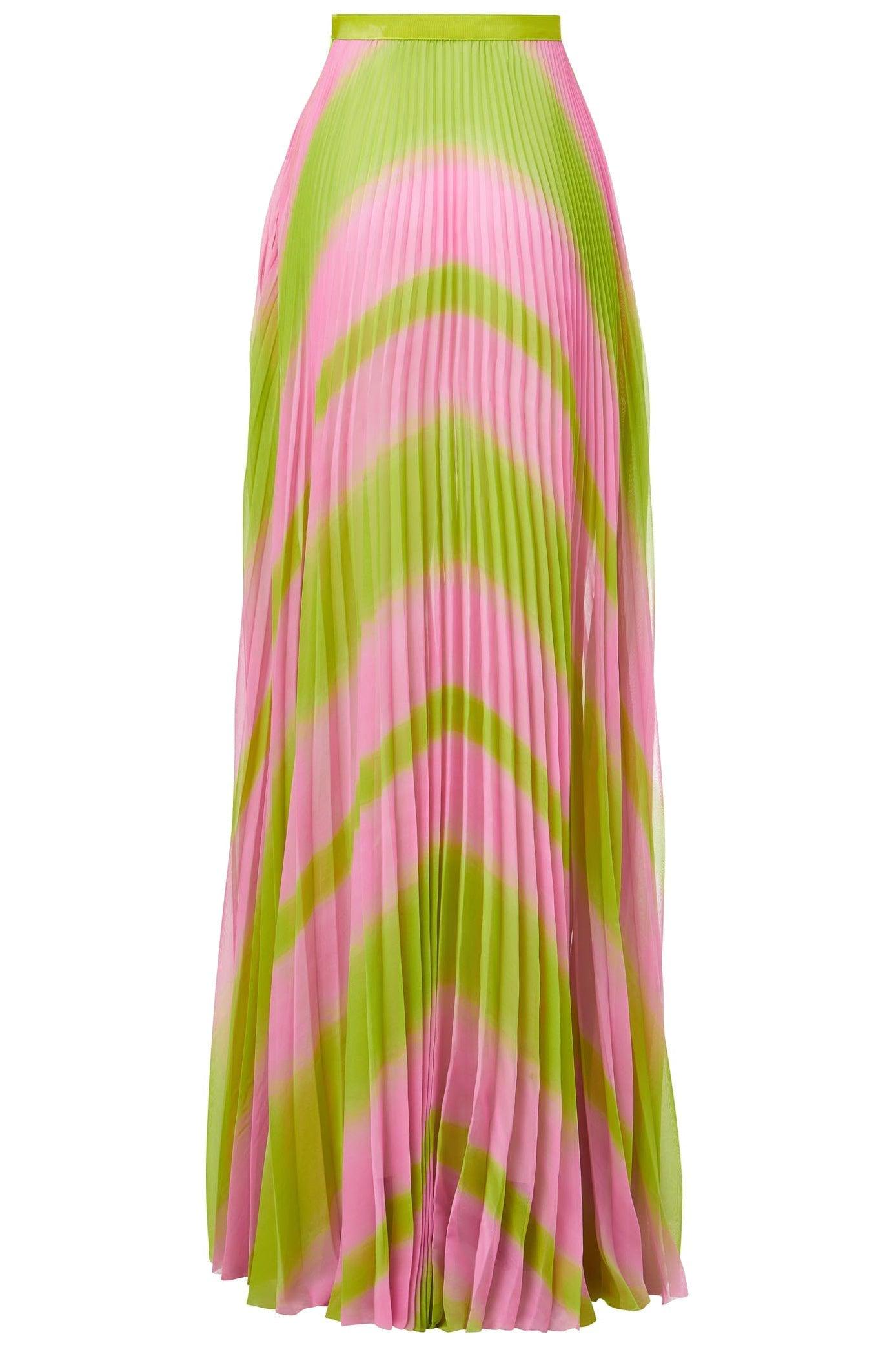 BRANDON MAXWELL-Pleated Skirt-