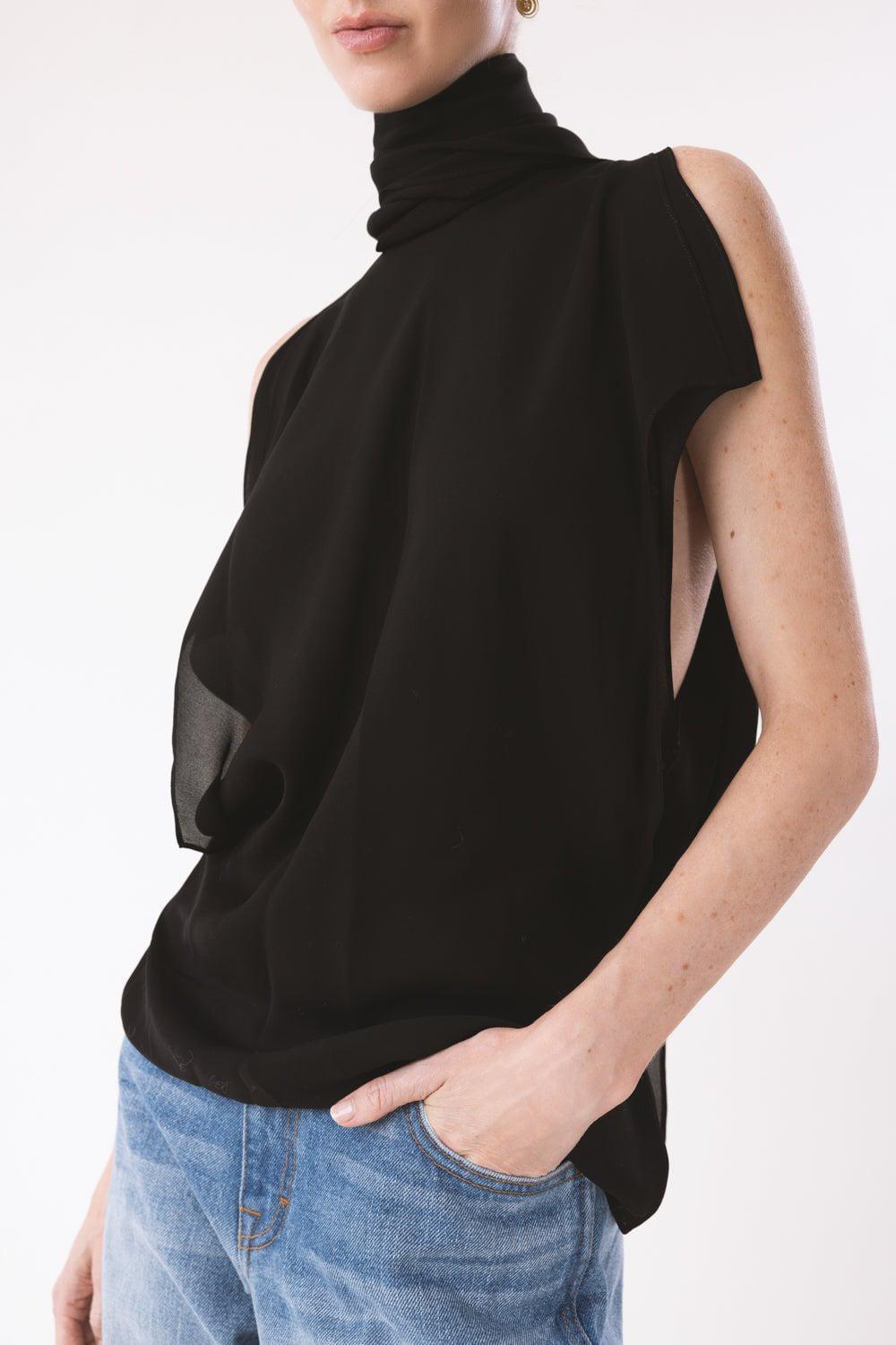 BRANDON MAXWELL-The Ilana Top-