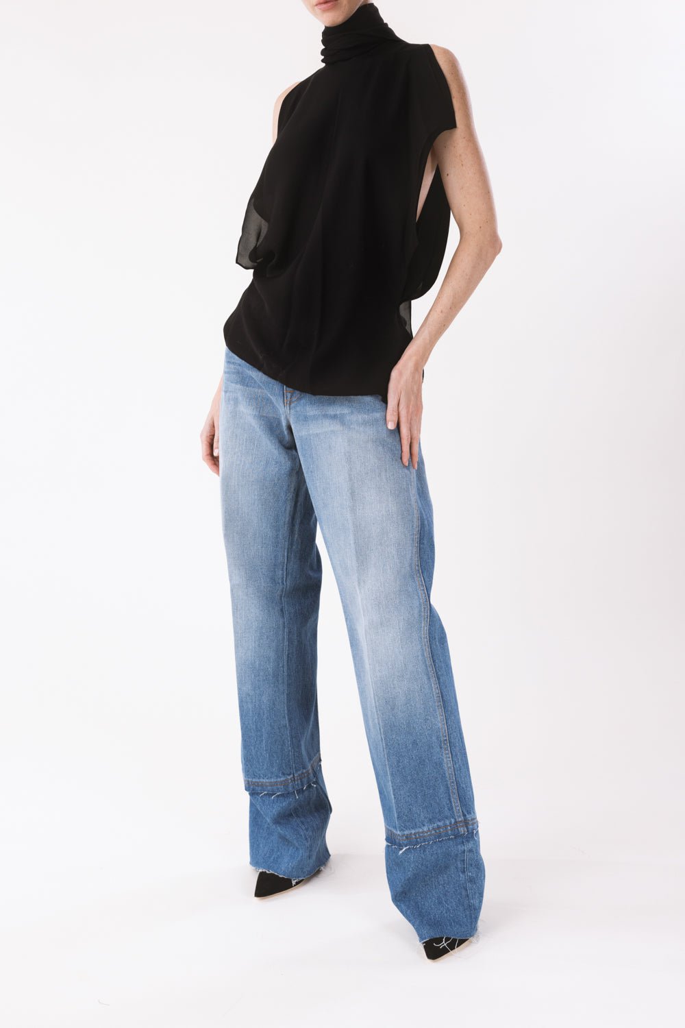 BRANDON MAXWELL-The Ilana Top-