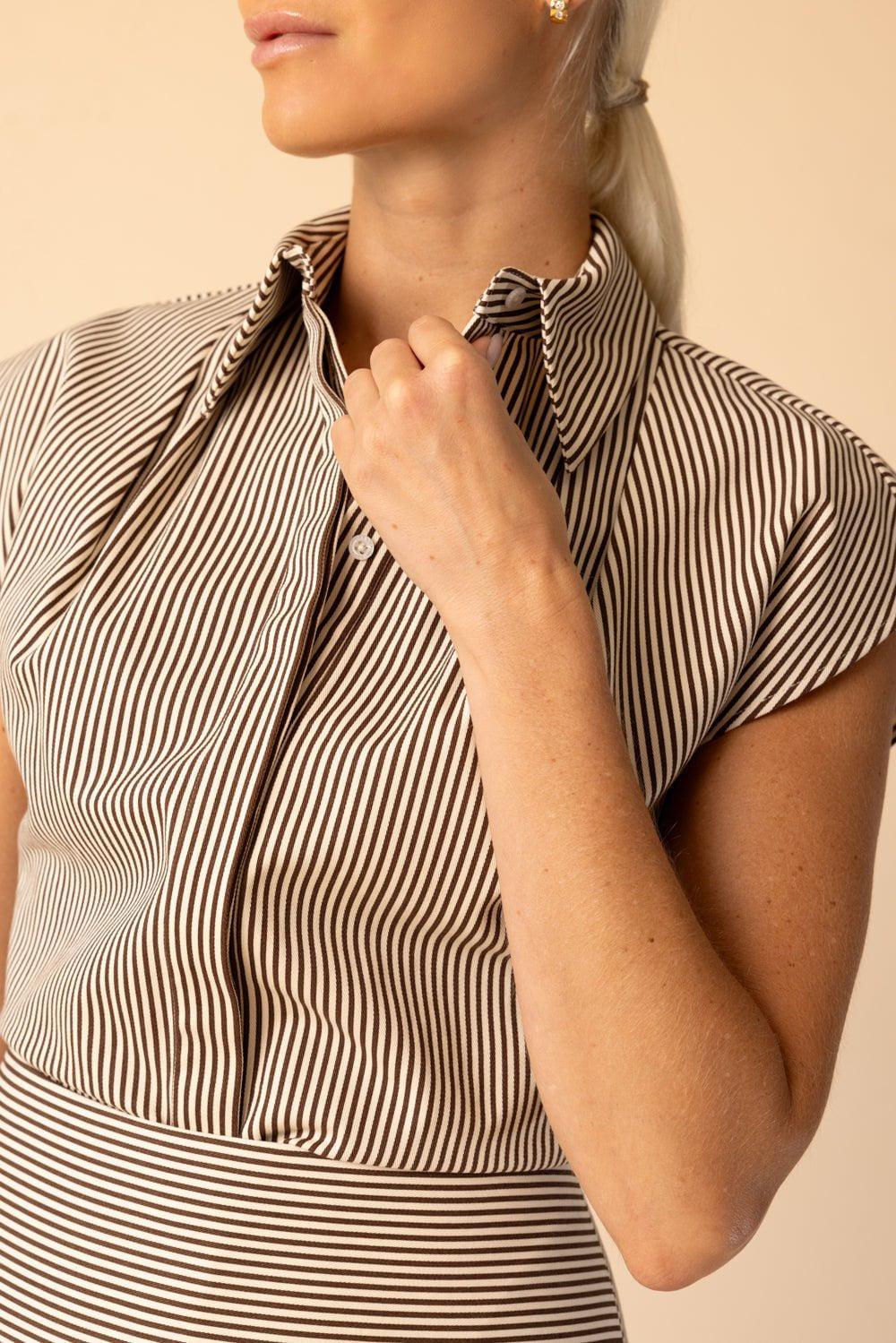 BRANDON MAXWELL-The Gabi Shirt-