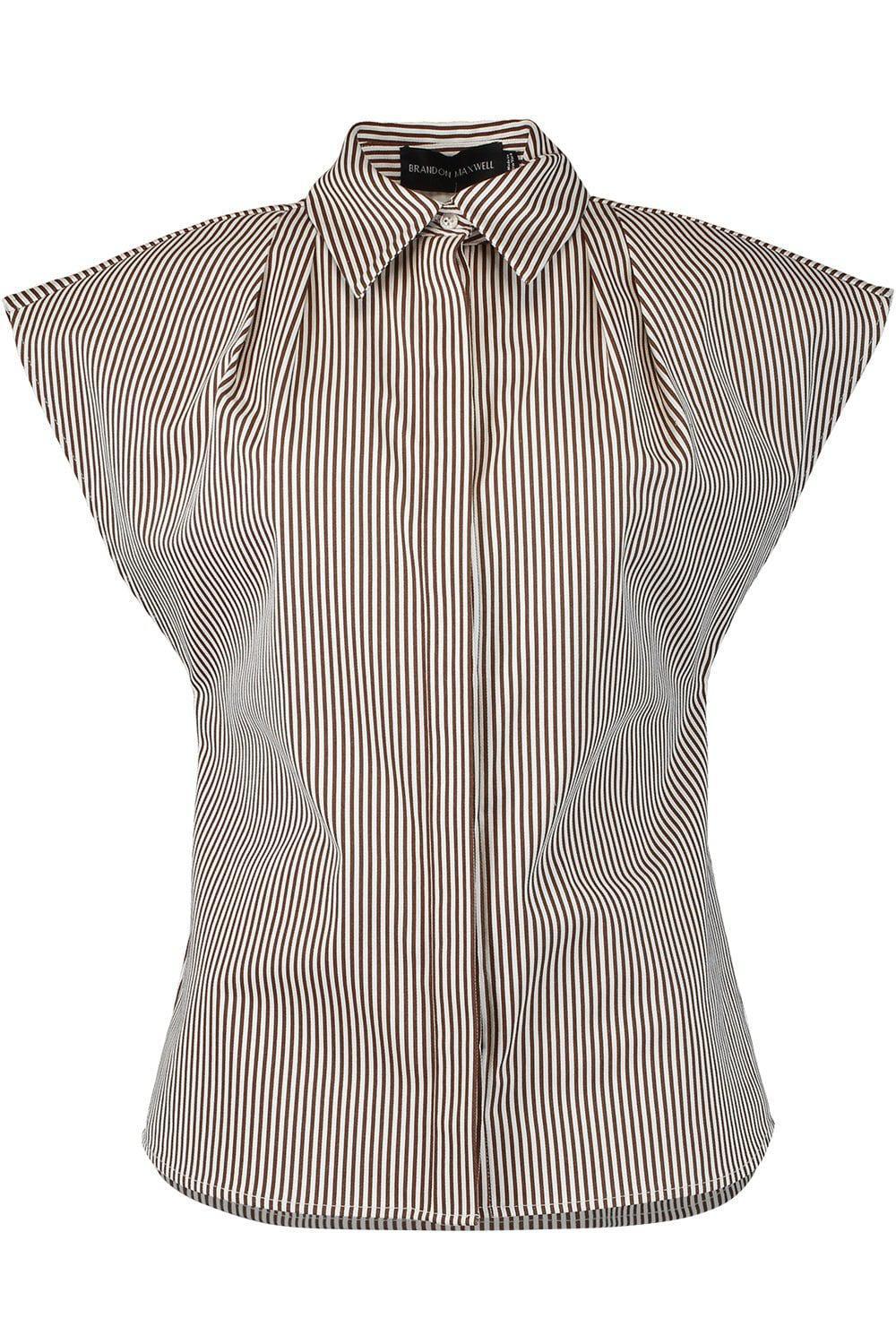 BRANDON MAXWELL-The Gabi Shirt-