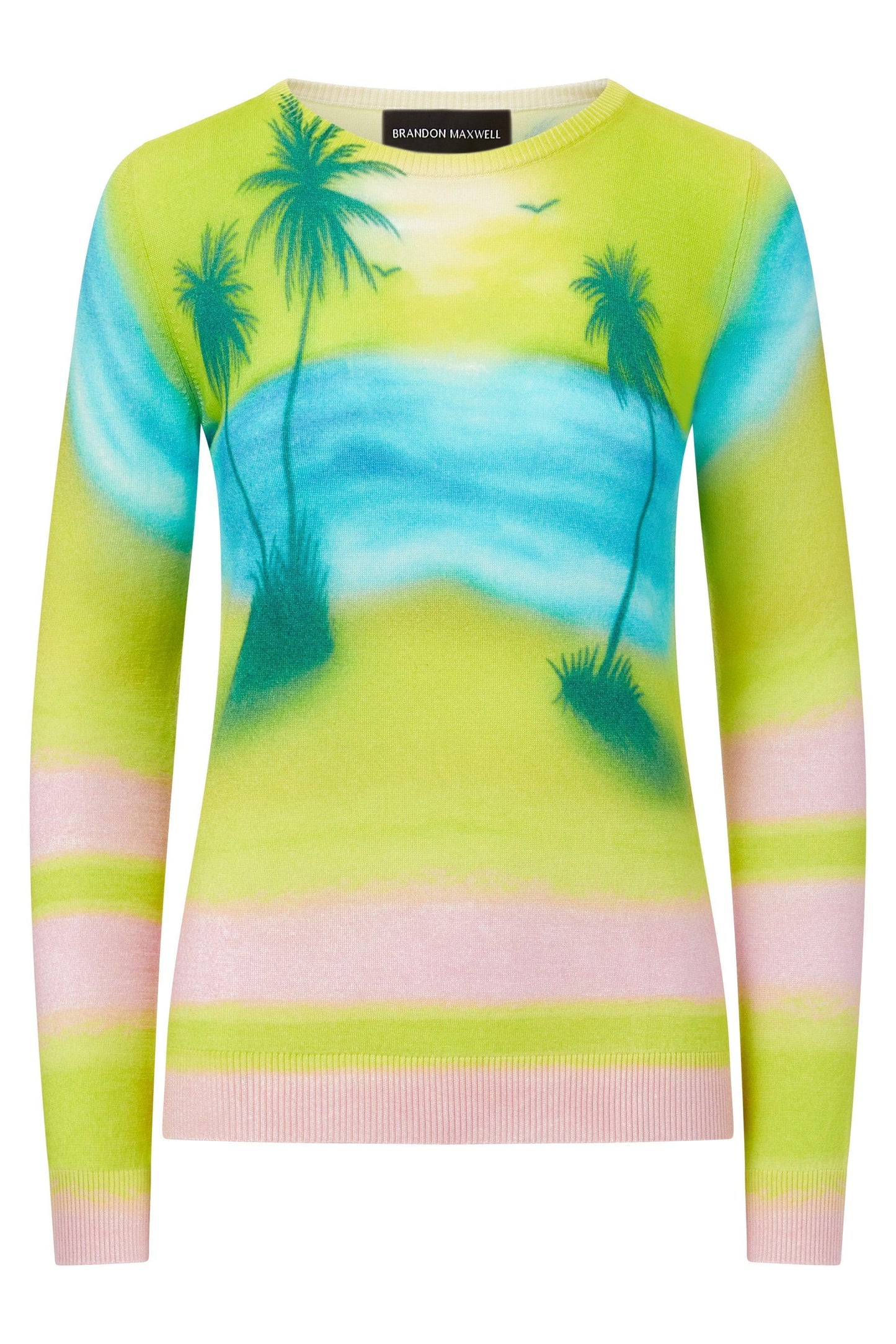 BRANDON MAXWELL-Sunset Knit Top-