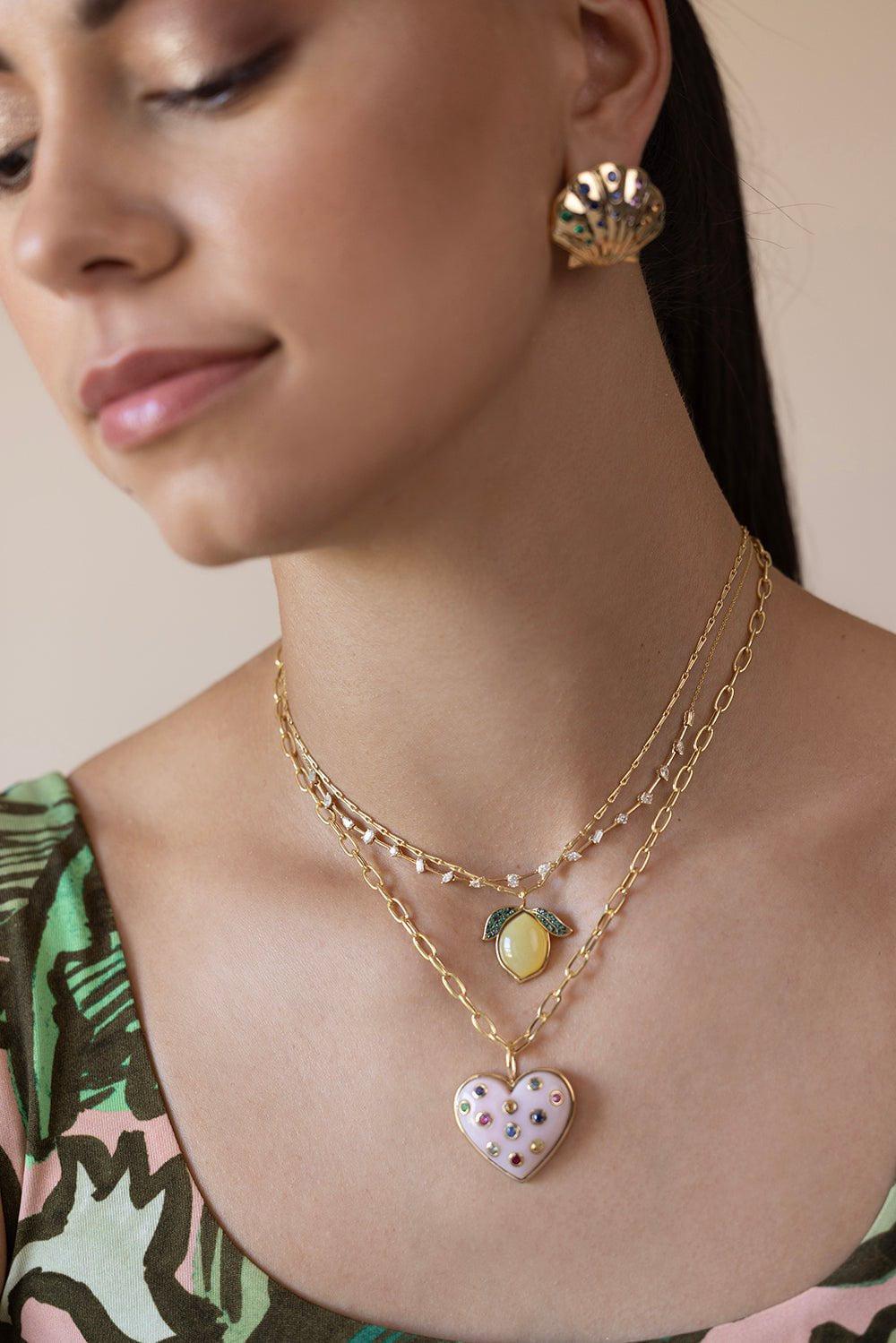 BRENT NEALE-Lemon Necklace-YELLOW GOLD