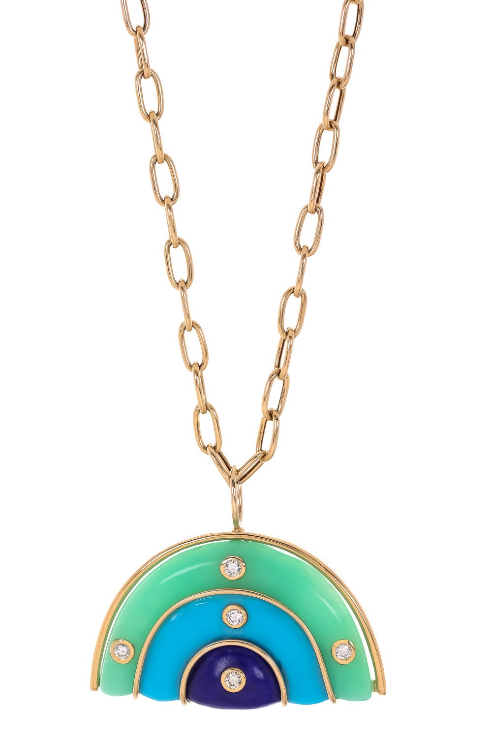 BRENT NEALE-Medium Marianne Necklace-YELLOW GOLD