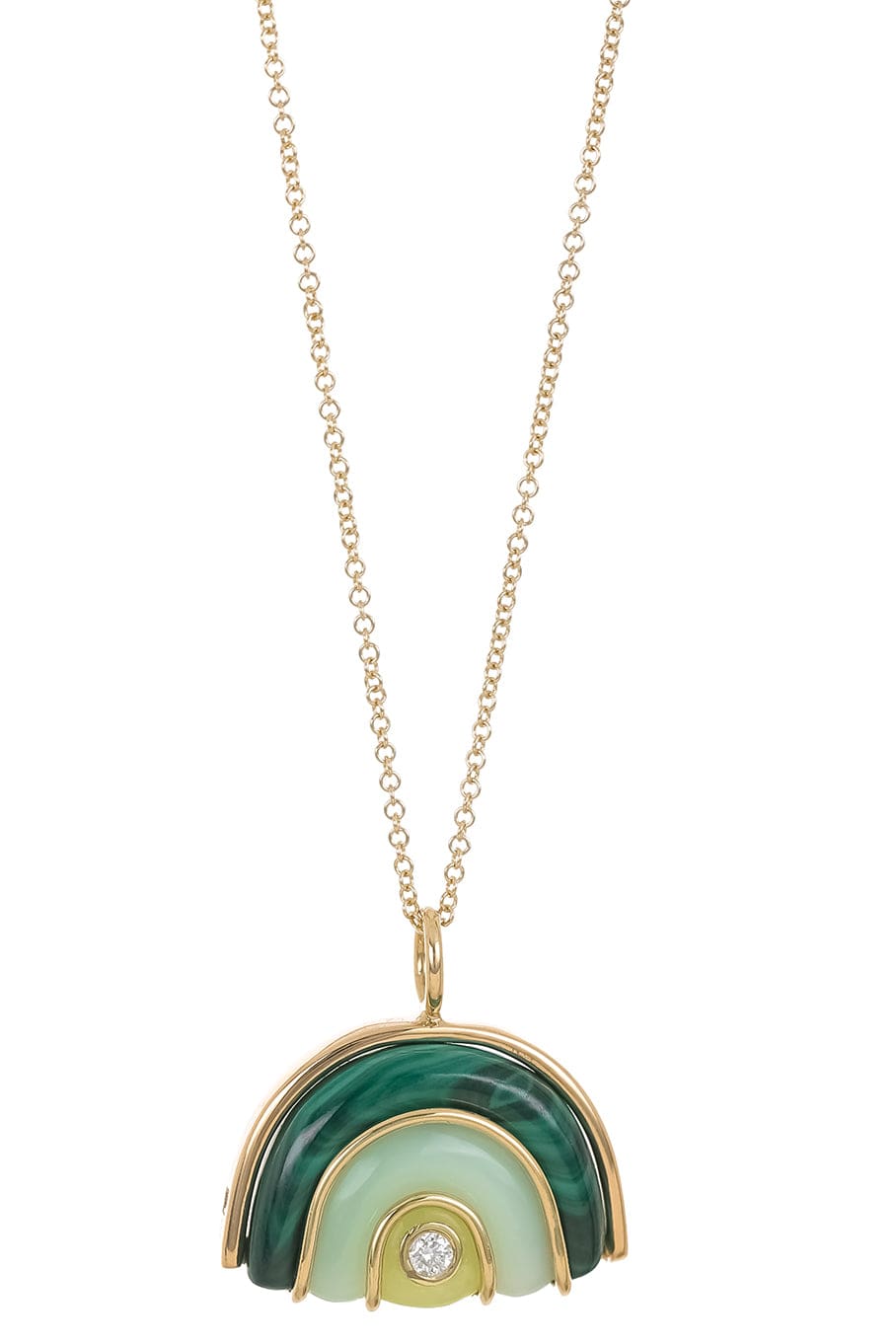 BRENT NEALE-Small Marianne Opal Necklace-YELLOW GOLD