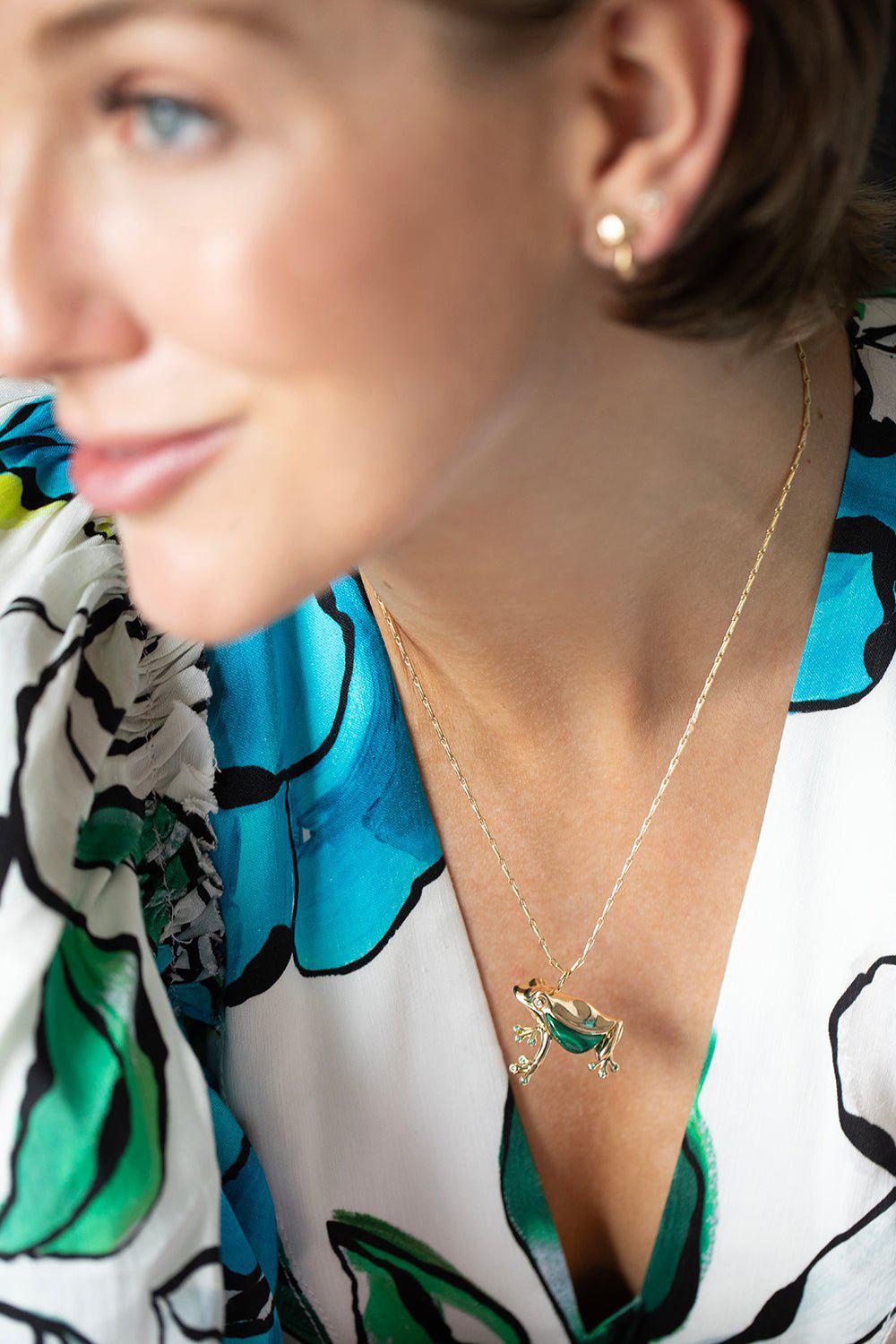 BRENT NEALE-Frog Necklace-YLWGLD
