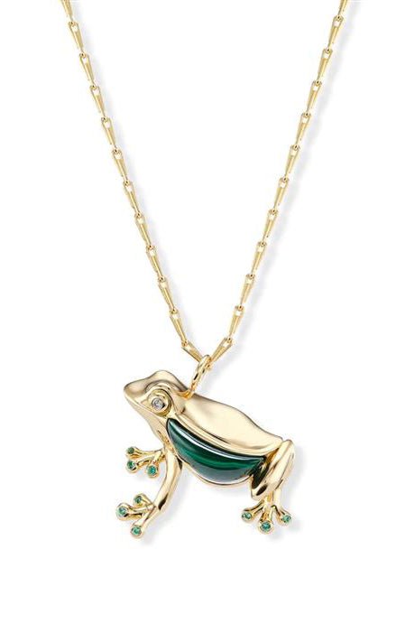 BRENT NEALE-Frog Necklace-YLWGLD