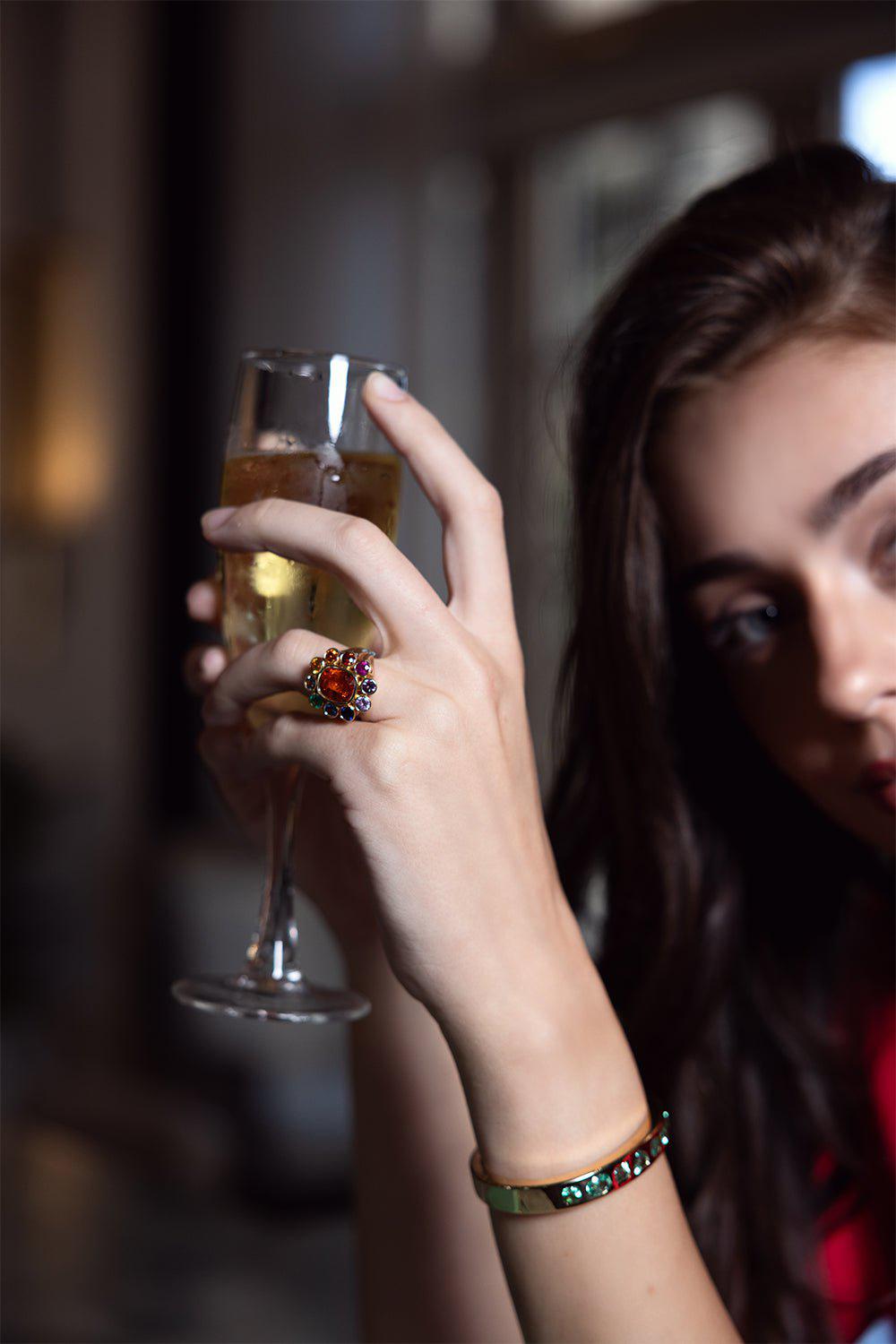 BRENT NEALE-Wildflower Ring-YELLOW GOLD