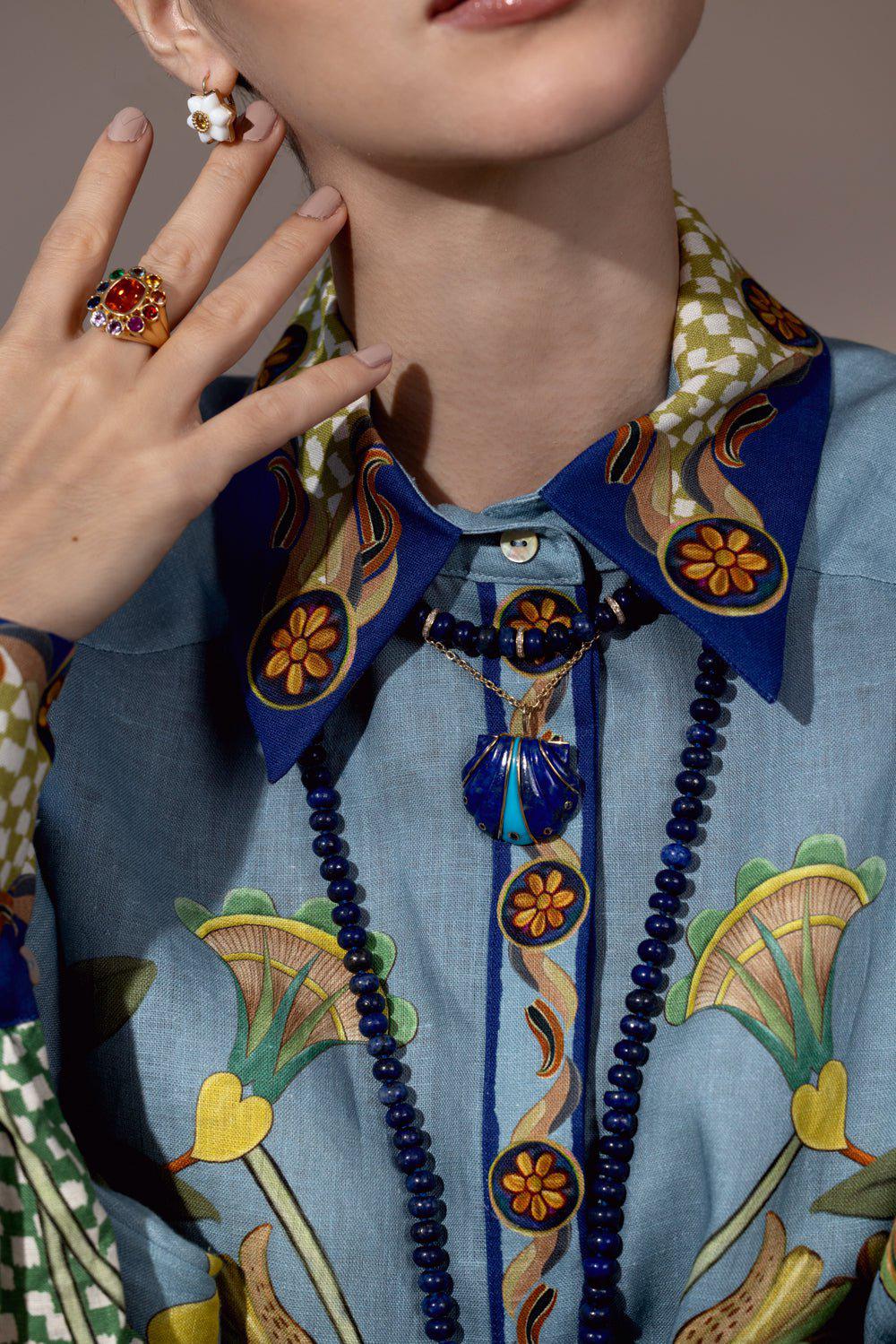 BRENT NEALE-Wildflower Ring-YELLOW GOLD