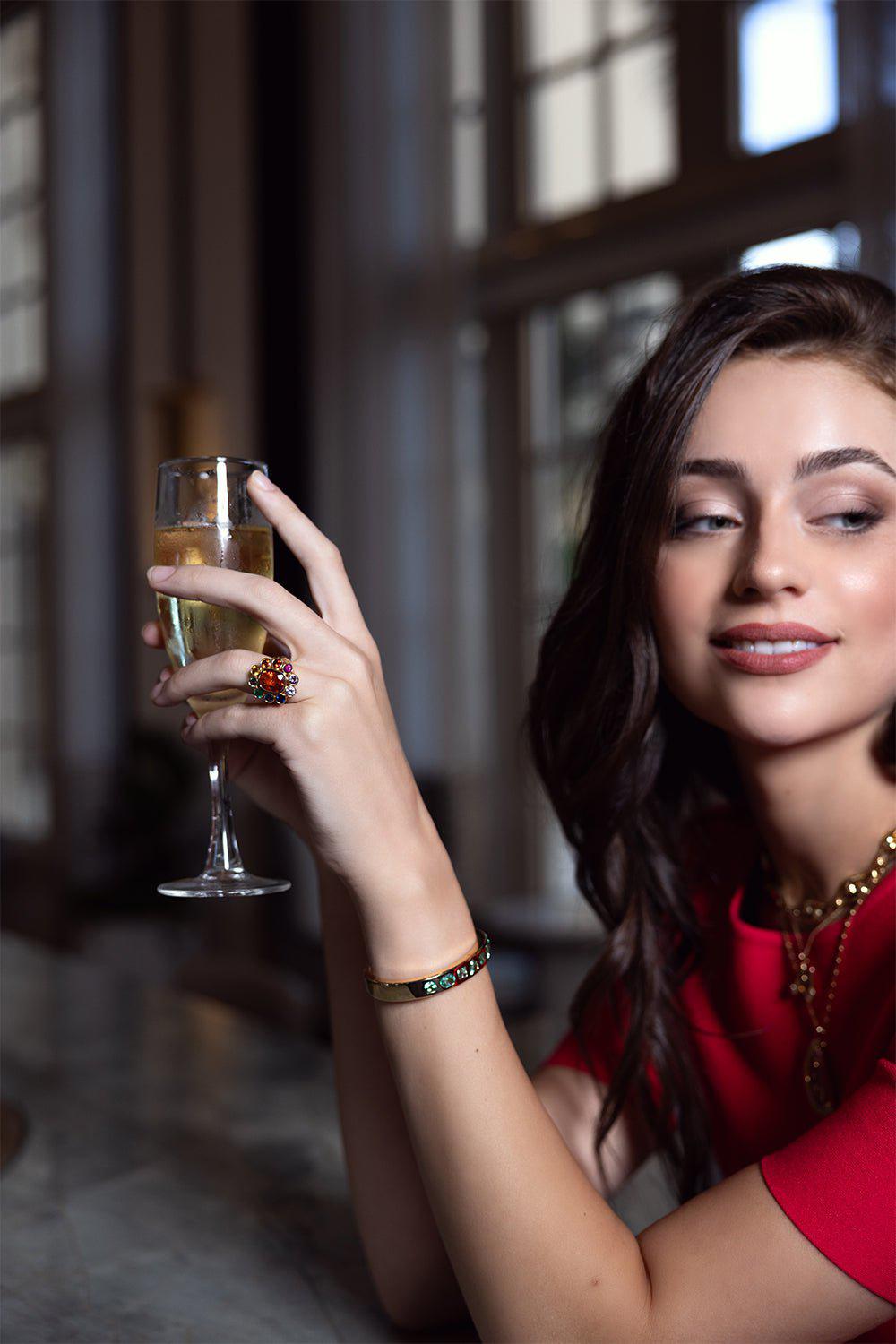 BRENT NEALE-Wildflower Ring-YELLOW GOLD