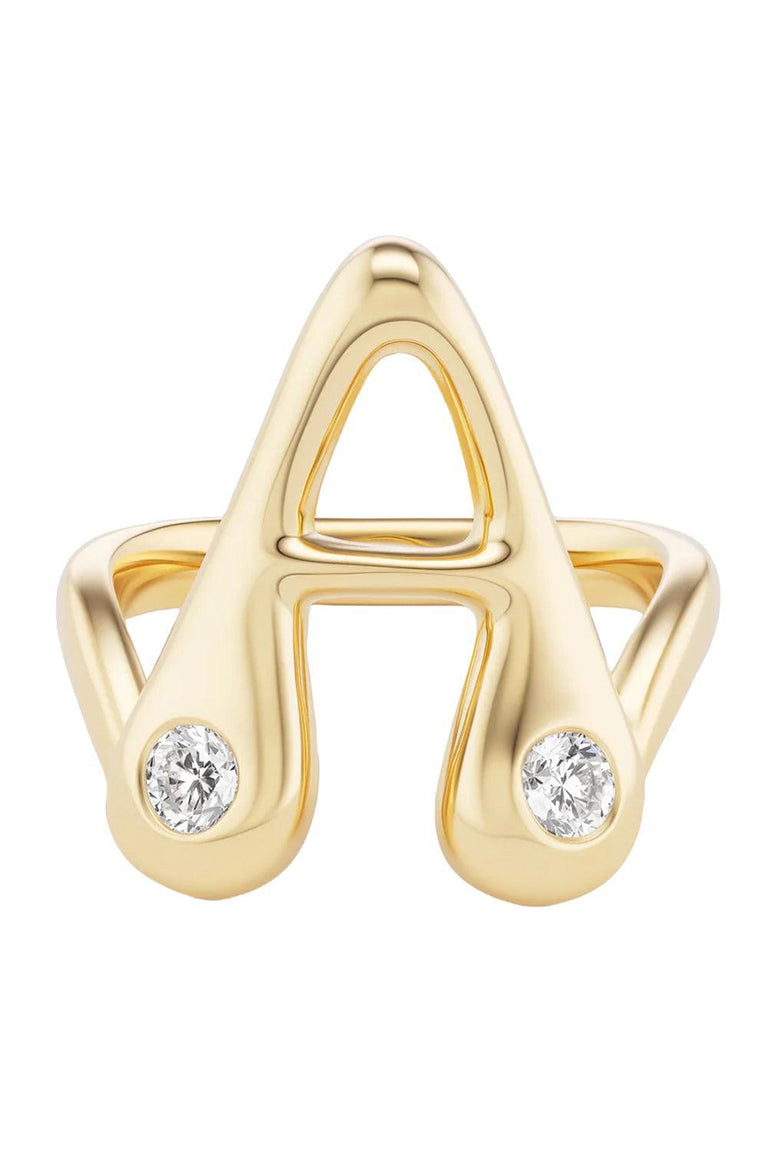 Diamond A Bubble Ring
