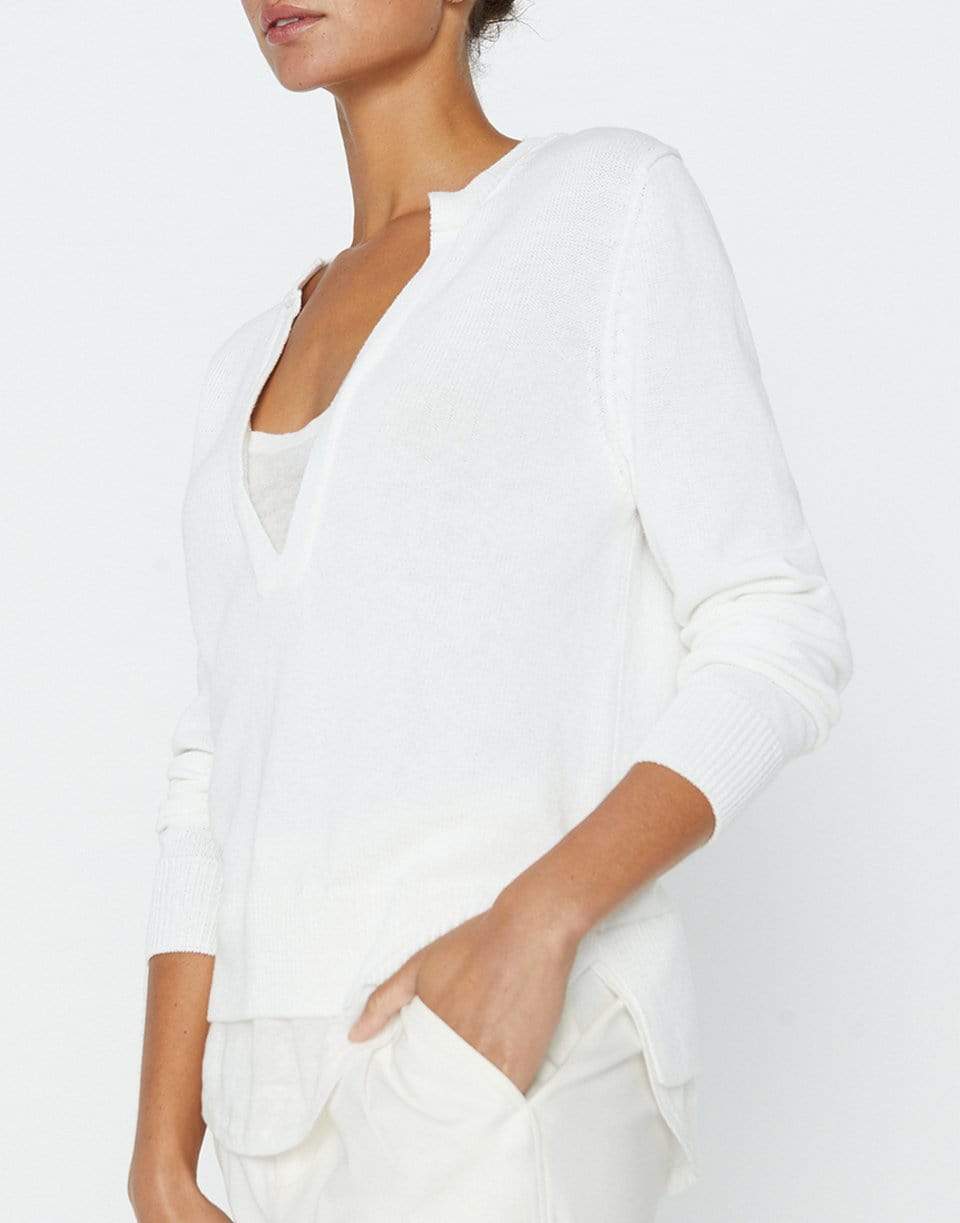 BROCHU WALKER-Roan Looker Layered Henley Top-