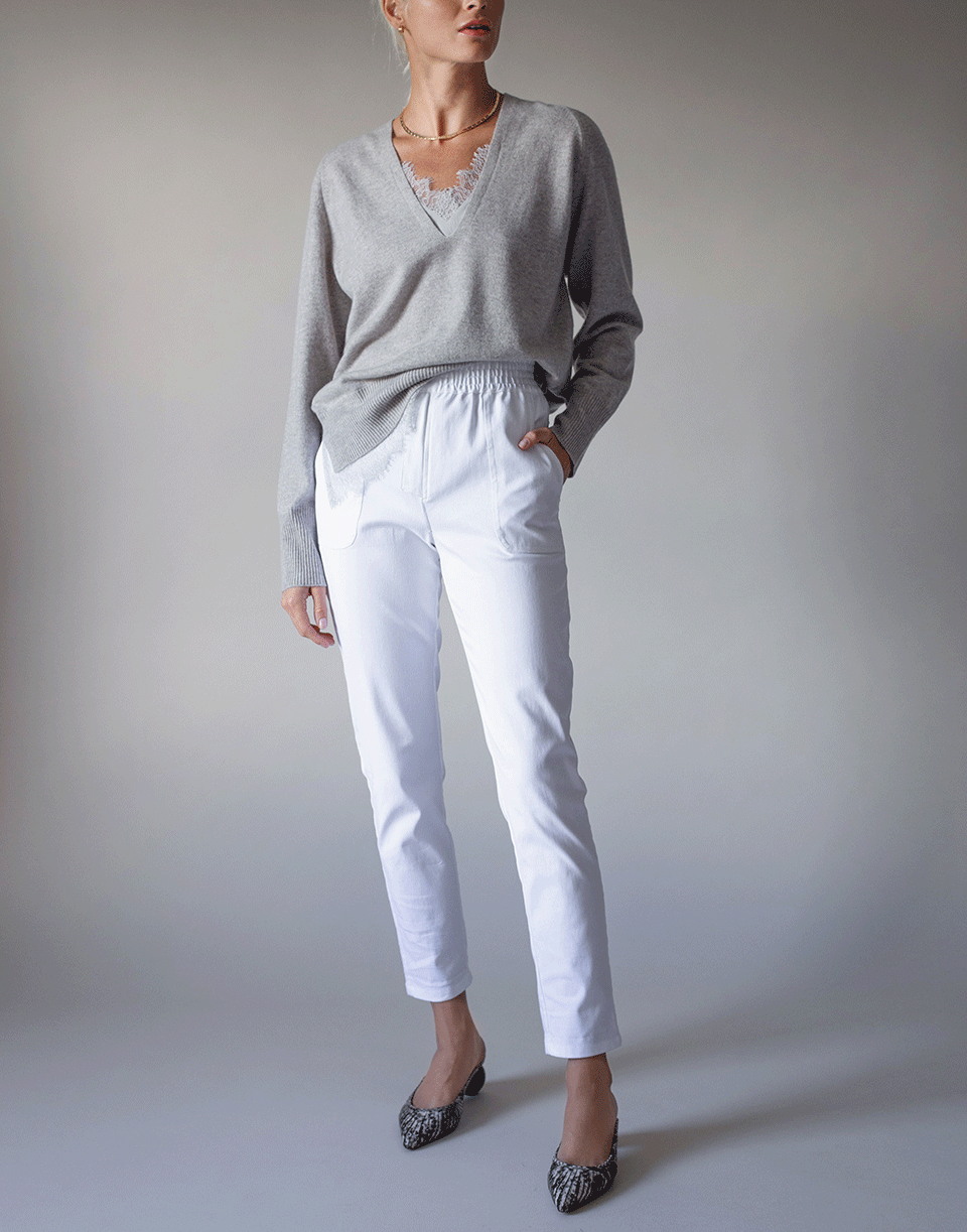 BROCHU WALKER-Melange Lace Vee Looker Pullover-