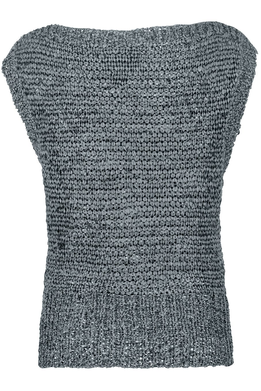 BROCHU WALKER-Cei Sueded Ribbon Top - Sky-