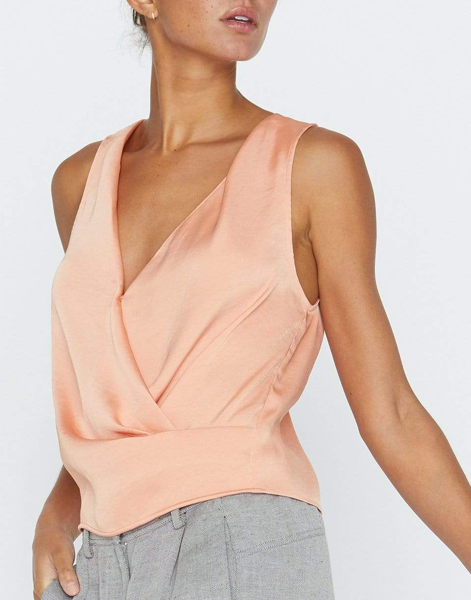 BROCHU WALKER-Samoa Peach Mara Sleeveless Top-