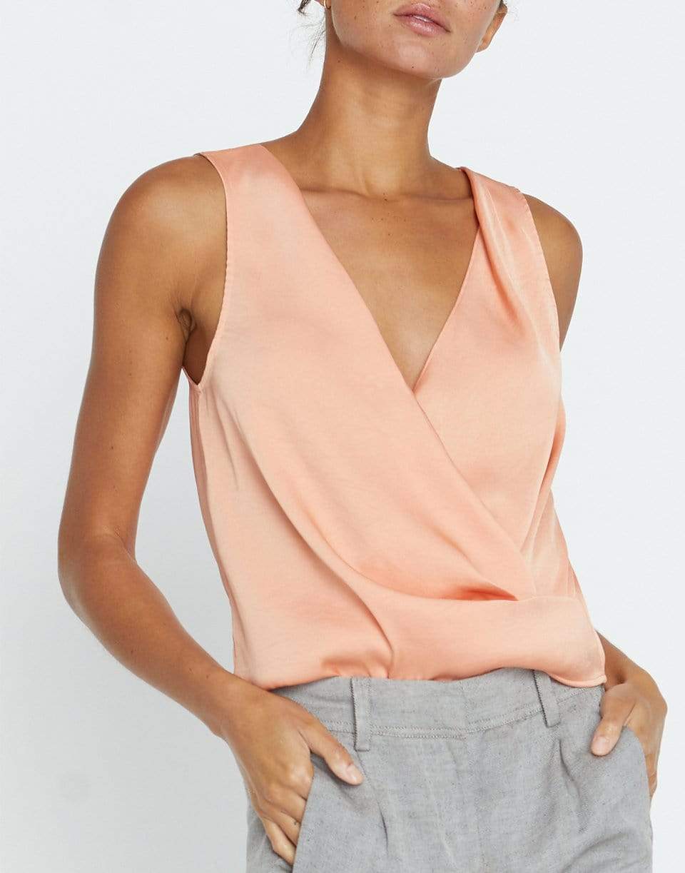 BROCHU WALKER-Samoa Peach Mara Sleeveless Top-