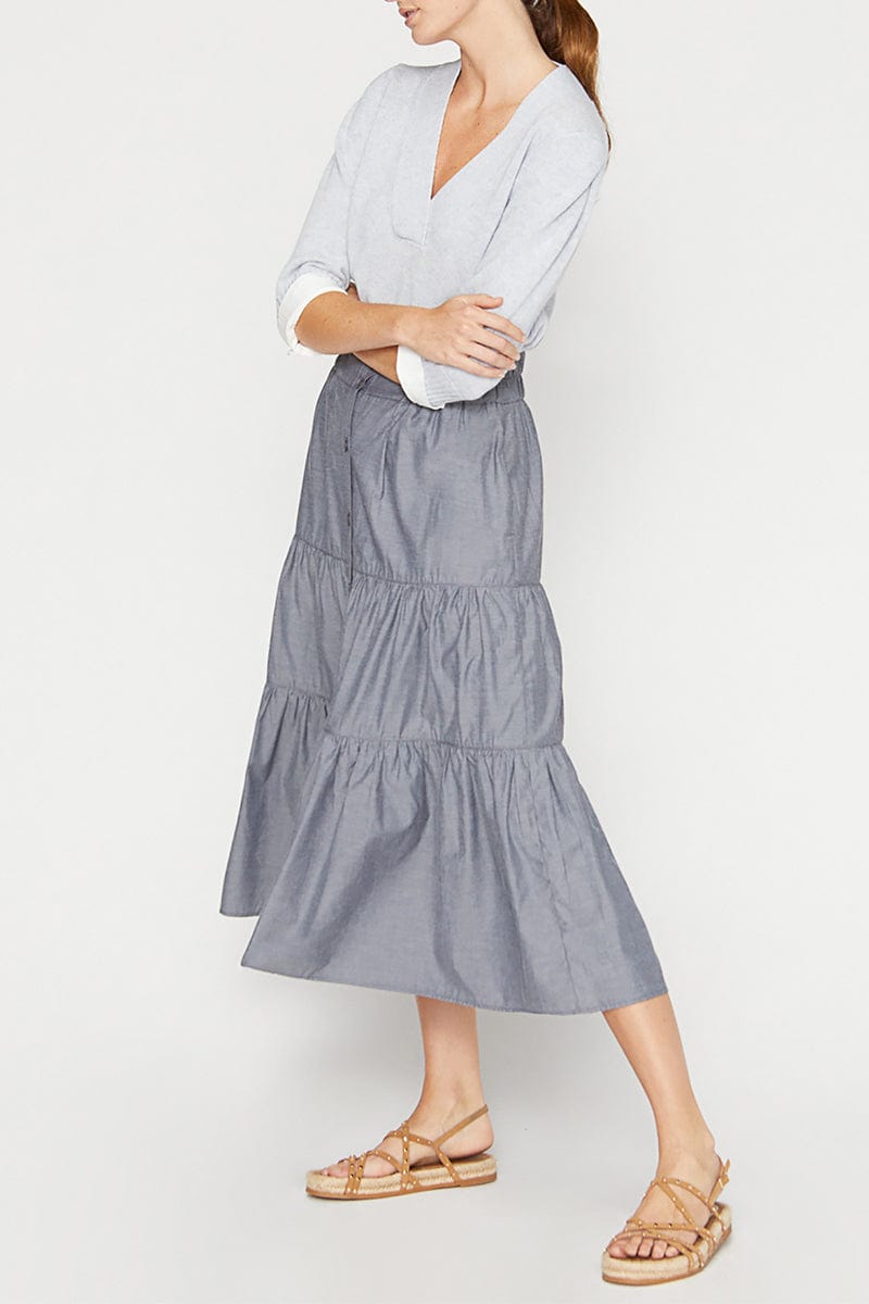 Lucie Layered Vee Looker Sweater | BROCHU WALKER  Marissa Collections