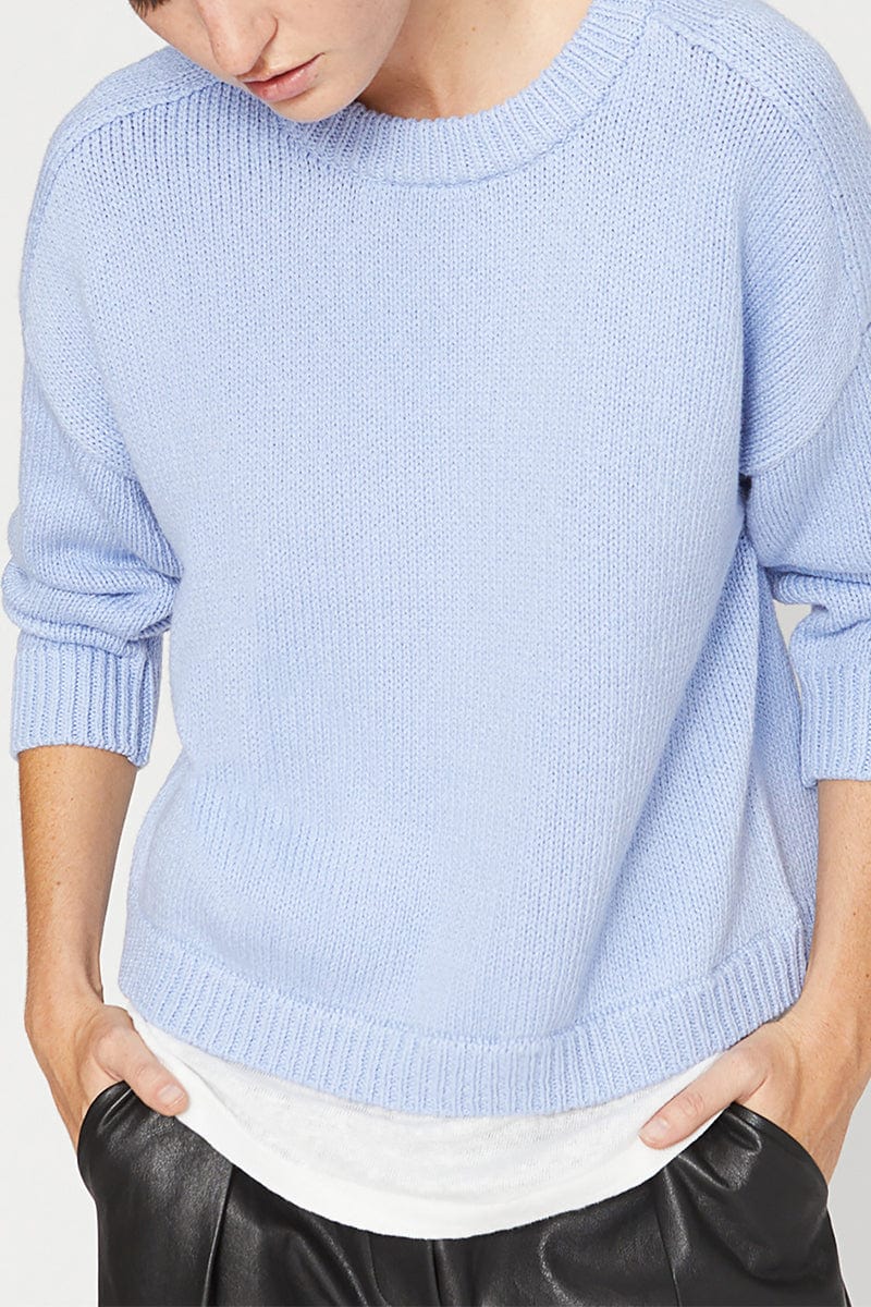 BROCHU WALKER-Corbin Looker Layered Crew Sweater-
