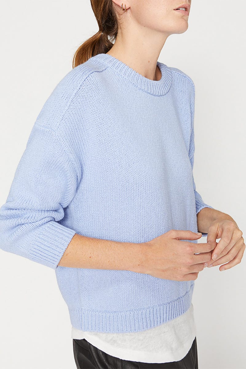 BROCHU WALKER-Corbin Looker Layered Crew Sweater-