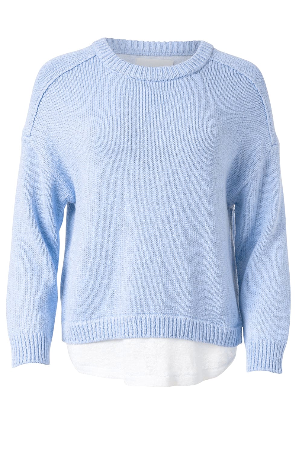 BROCHU WALKER-Corbin Looker Layered Crew Sweater-