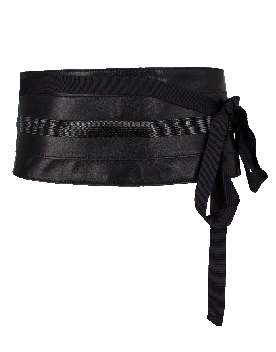 BRUNELLO CUCINELLI-Corset Monili Belt-BLACK