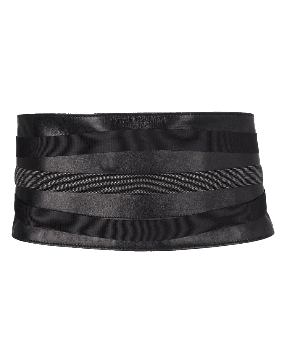 BRUNELLO CUCINELLI-Corset Monili Belt-BLACK