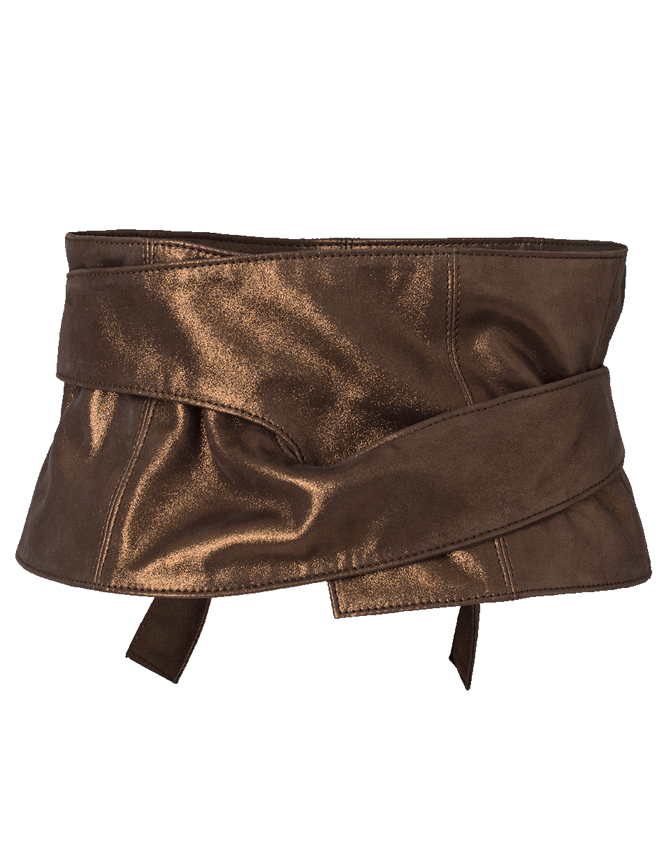BRUNELLO CUCINELLI-Metallic Corset Belt-