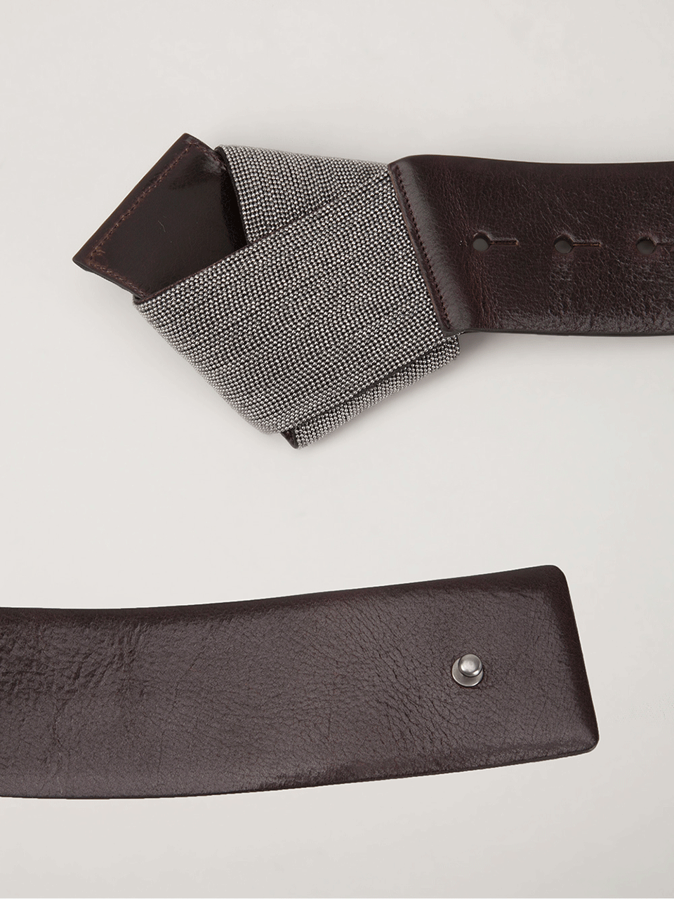 BRUNELLO CUCINELLI-Wide Monili Knot Belt-