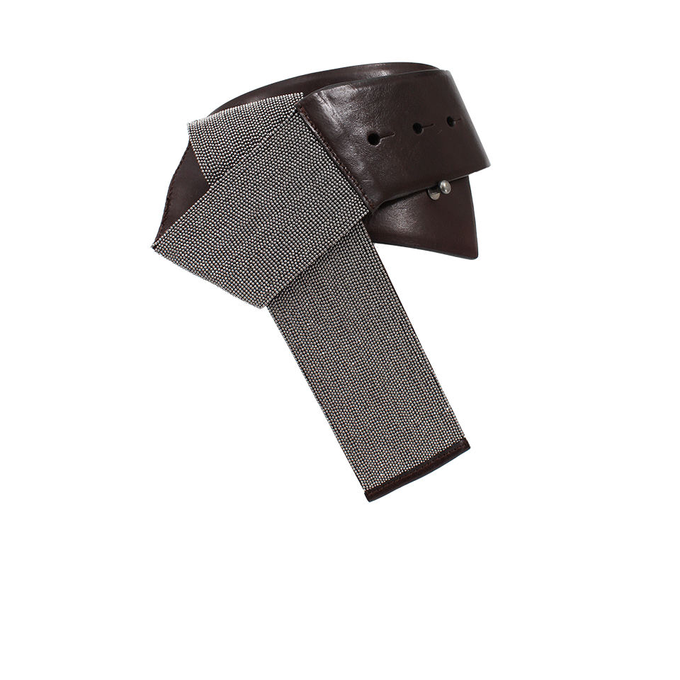 BRUNELLO CUCINELLI-Wide Monili Knot Belt-