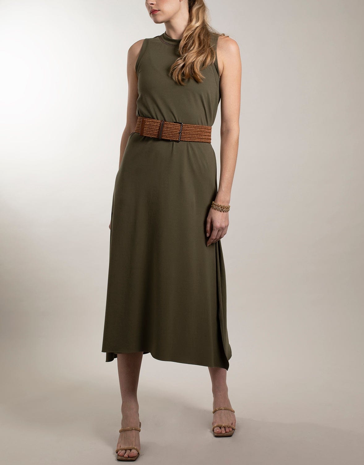 BRUNELLO CUCINELLI-Wide Raffia Belt-